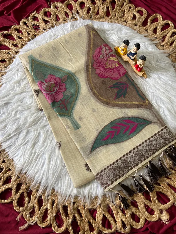 Divyanshi_Cream_–_Divine_Wedding_Special_|_Premium_Soft_Muga_Cotton_Saree_with_Colourful_Digital_Weaving_Work_Pallu,_Resham_Weaving_Border