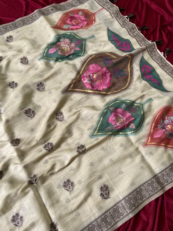 Divyanshi_Cream_–_Divine_Wedding_Special_|_Premium_Soft_Muga_Cotton_Saree_with_Colourful_Digital_Weaving_Work_Pallu,_Resham_Weaving_Border