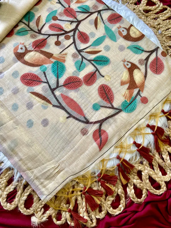 Chahat_Red_–_Cherished_Wedding_Special_|_Premium_Soft_Muga_Cotton_Saree_with_Colourful_Resham_Weaving_Pallu,_Traditional_Zari_Weaving_Border
