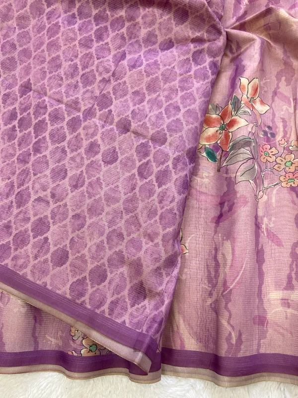Nagma_Purple_–_Melodic_Navratri_Special_|_Soft_Tussar_Silk_Saree_with_Digital_Print,_Zari_Line_Saree_&_Digital_Print_Blouse_with_Tassels