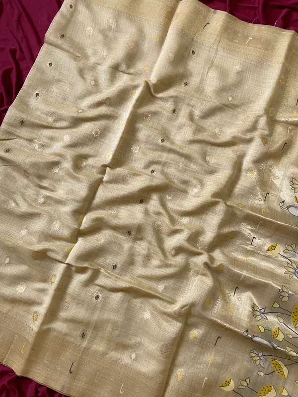 Pallavi_Cream_–_Cow_Pallu_Wedding_Special_|_Premium_Soft_Muga_Cotton_Paithani_Saree_with_Colourful_3D_Woven_Cow_Design_Pallu