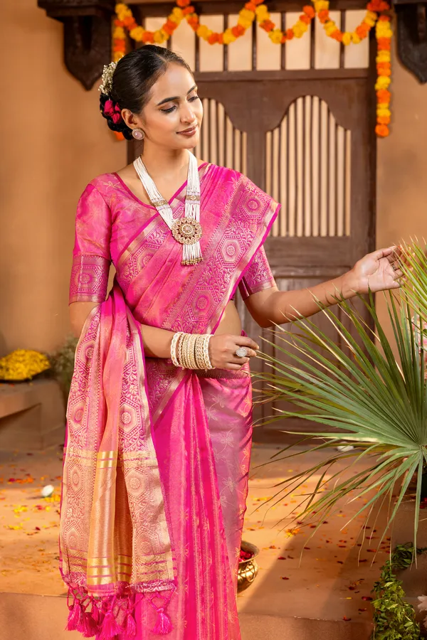 Ekisha_Pink_–_Wedding_Special_|_Premium_Soft_Fendy_Satin_Saree_with_Self_Design_Weaving_Pallu,_Traditional_Zari_Weaving_Border