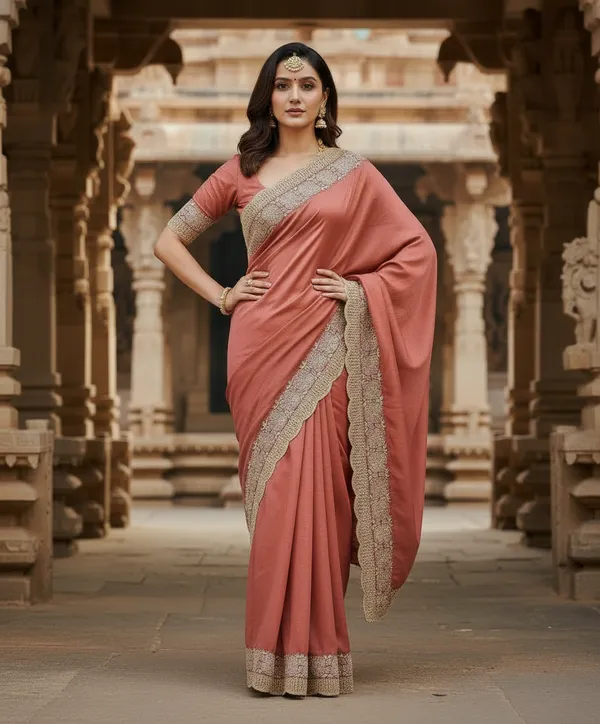 Shimmer_Sitara_Fabric_sarees_with_Beautiful_Embroidery_&_Sequence_Work_With_Attractive_Cutwork_Border