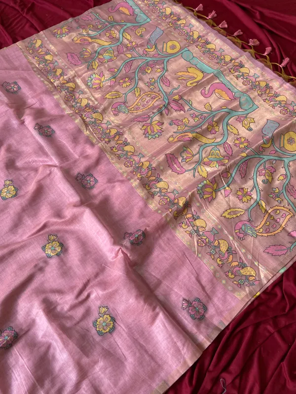 Swan_Neon_Pink_–_Swan_Motif_Wedding_Special_|_Premium_Soft_Muga_Cotton_Paithani_Saree_with_Weaving_Design_Featuring_Jungle_Theme_&_Swan_Motifs_Pallu