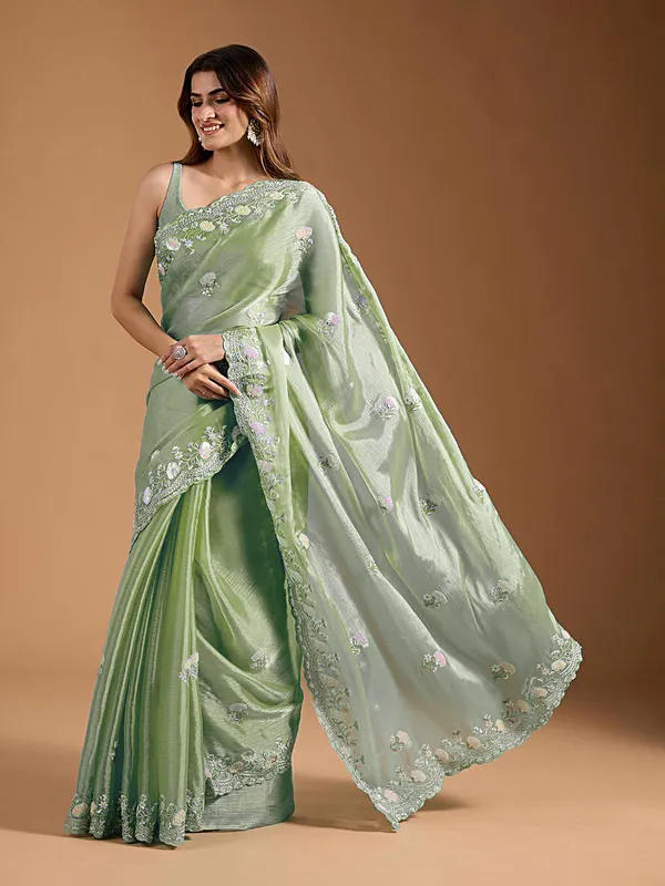 Soft_Jimmy_Chu_sarees_with_Beautiful_Embroidery_&_Sequence_Work_With_Attractive_Border_And_Heavy_Embroidery_&_Sequence_Work_Running_Blouse_in_new_styles_n_new_look