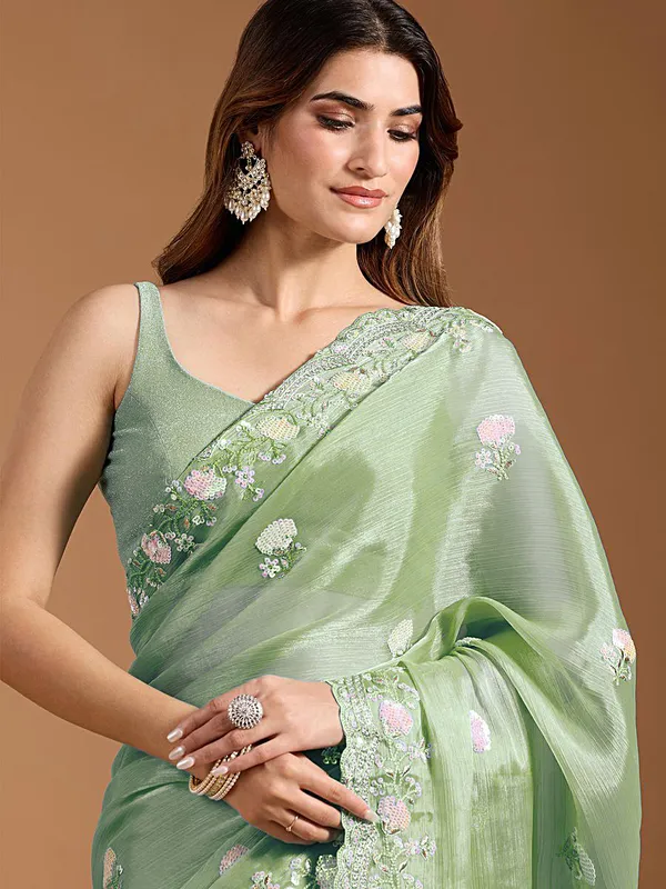 Soft_Jimmy_Chu_sarees_with_Beautiful_Embroidery_&_Sequence_Work_With_Attractive_Border_And_Heavy_Embroidery_&_Sequence_Work_Running_Blouse_in_new_styles_n_new_look
