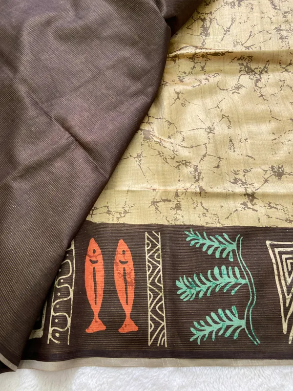 Rangana_Coffee_Brown_–_Colourful_Aesthetic_Edit_for_You_|_Soft_Tussar_Silk_Saree_with_Digital_Print,_Zari_Line_All-over_Saree_&_Digital_Print_Blouse