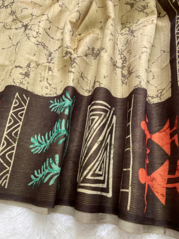 Rangana_Coffee_Brown_–_Colourful_Aesthetic_Edit_for_You_|_Soft_Tussar_Silk_Saree_with_Digital_Print,_Zari_Line_All-over_Saree_&_Digital_Print_Blouse