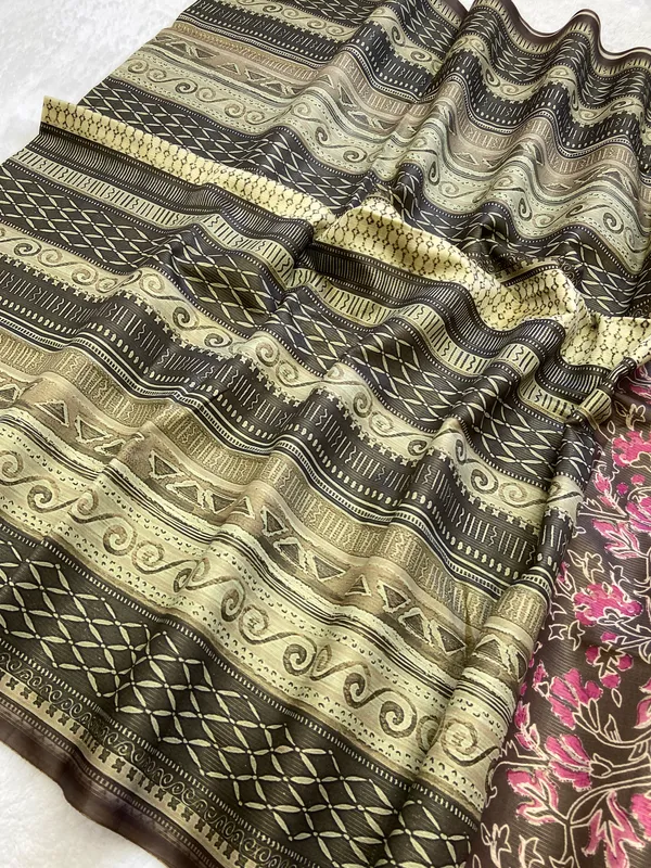 Aria_Pista_Green_–_Melodic_Navratri_Special_|_Soft_Tussar_Silk_Saree_with_Digital_Print,_Zari_Line_Saree_&_Digital_Print_Blouse_with_Tassels