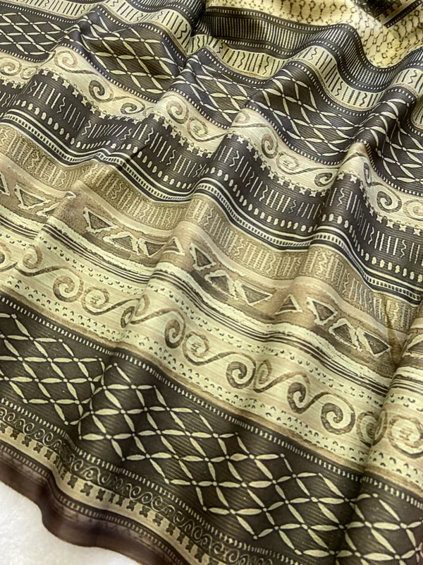 Aria_Pista_Green_–_Melodic_Navratri_Special_|_Soft_Tussar_Silk_Saree_with_Digital_Print,_Zari_Line_Saree_&_Digital_Print_Blouse_with_Tassels