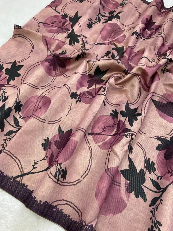 Dishita_Wine_–_Zari_Line_Diwali_Special_|_Soft_Tussar_Silk_Saree_with_Digital_Print,_Zari_Line_Saree_&_Digital_Print_Blouse_with_Tassels