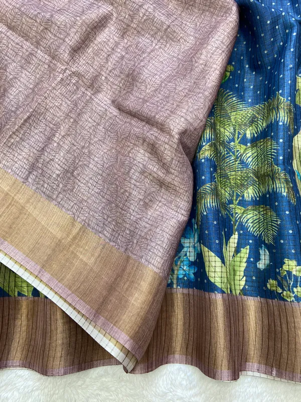 Jisha_Coffee_Brown_–_Checks_Design_Aesthetic_Edit_for_You_|_Soft_Tussar_Silk_Saree_with_Digital_Print,_Checks_Design_Saree_&_Digital_Print_Blouse