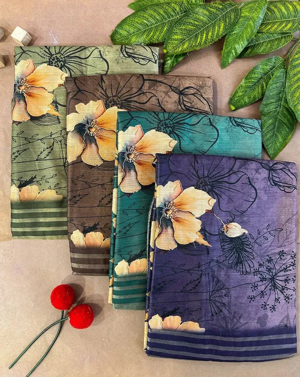 Helga_Green_–_Navratri_Special_|_Superior_Desi_Soft_Silky_Tussar_Saree_with_Ombre_Scheme_Body_And_Over_It_Floral_Conceptual_Prints