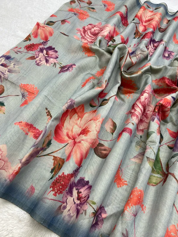 Jhansi_Blue_–_Fearless_Navratri_Special_|_Soft_Tussar_Silk_Saree_with_Digital_Print,_Zari_Line_All-over_Saree_&_Digital_Print_Blouse_with_Tassels
