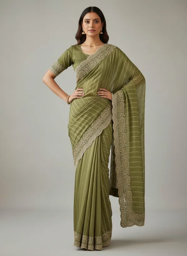 Kajju_Katri_Pedding_sarees_with_Beautiful_Embroidery_&_Sequence_Work_With_Attractive_Cutwork_Border_And_Heavy_Embroidery_&_Sequence_Work_Blouse