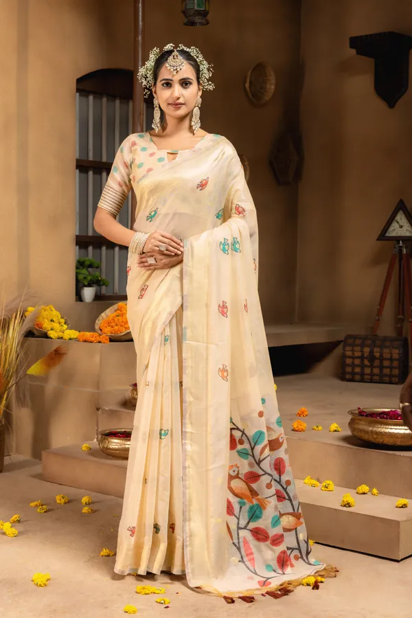Chahat_Red_–_Cherished_Wedding_Special_|_Premium_Soft_Muga_Cotton_Saree_with_Colourful_Resham_Weaving_Pallu,_Traditional_Zari_Weaving_Border