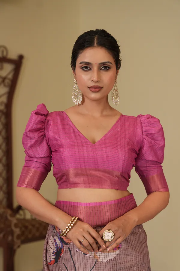 Purna_Grey_–_Complete_Aesthetic_Edit_for_You_|_Soft_Tussar_Silk_Saree_with_Digital_Print,_Checks_Design_Saree_&_Digital_Print_Blouse_with_Tassels