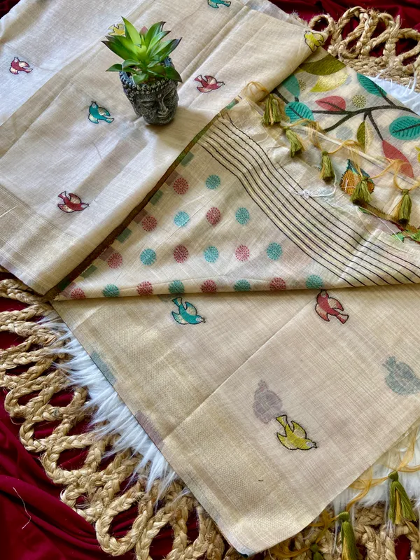 Chahat_Green_–_Cherished_Wedding_Special_|_Premium_Soft_Muga_Cotton_Saree_with_Colourful_Resham_Weaving_Pallu,_Traditional_Zari_Weaving_Border