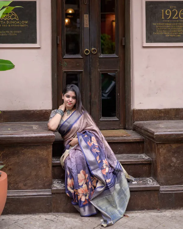Helga_Blue_–_Navratri_Special_|_Superior_Desi_Soft_Silky_Tussar_Saree_with_Ombre_Scheme_Body_And_Over_It_Floral_Conceptual_Prints