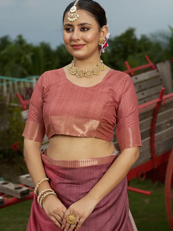 Mohini_Peach_&_Maroon_–_Enchanting_Aesthetic_Edit_for_You_|_Soft_Tussar_Silk_Saree_with_Digital_Print,_Checks_Design_Saree_&_Digital_Print_Blouse