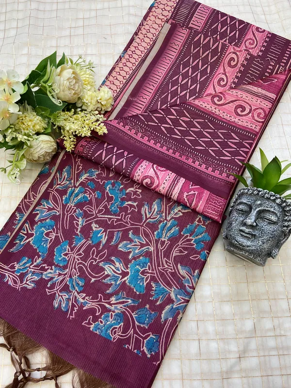 Aria_Pink_–_Melodic_Navratri_Special_|_Soft_Tussar_Silk_Saree_with_Digital_Print,_Zari_Line_Saree_&_Digital_Print_Blouse_with_Tassels
