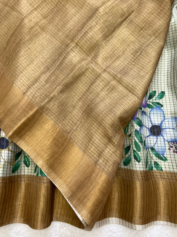 Harshita_Coffee_Brown_–_Joyful_Aesthetic_Edit_for_You_|_Soft_Tussar_Silk_Saree_with_Digital_Print,_Checks_Design_Saree_&_Digital_Print_Blouse