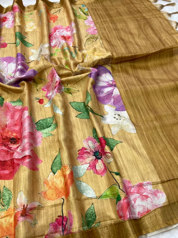 Soft_Bhagalpuri_Silk_sarees_with_Beautiful_Digital_Print_With_Attractive_Border_Design_Saree_And_Digital_Print_Blouse_With_Tassels