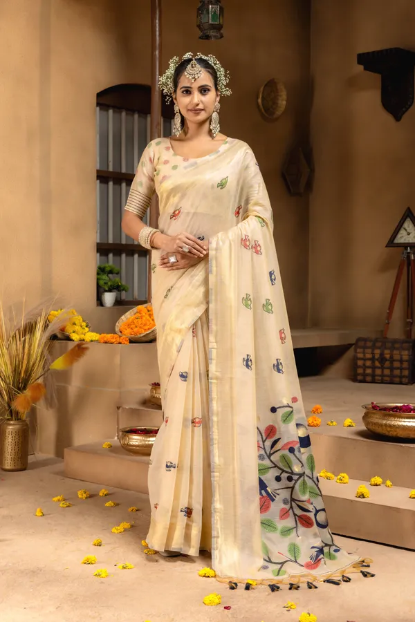 Chahat_Blue_–_Cherished_Wedding_Special_|_Premium_Soft_Muga_Cotton_Saree_with_Colourful_Resham_Weaving_Pallu,_Traditional_Zari_Weaving_Border