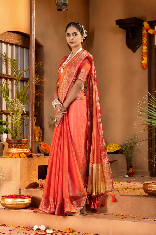 Premium_Soft_Fendy_Satin_sarees_with_Beautiful_Self_Design_Weaving__Pallu_With_Attractive_Traditional_Zari_Weaving__Border_With_All_Over_Self_Weaving__Design_And_Self_Design_Weaving__Blouse_With_Fancy_Tassels