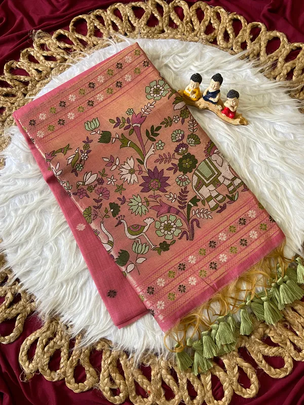 Gowri_Pink_–_Divine_Wedding_Special_|_Premium_Soft_Muga_Cotton_Paithani_Saree_with_Colourful_3D_Woven_Elephant_Design_Pallu