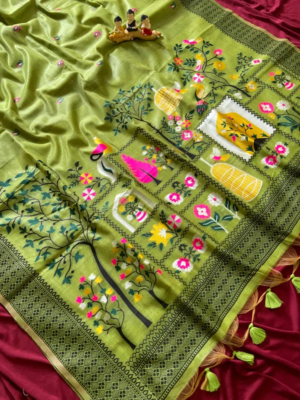 Yashira_Green_–_Peacock_Pallu_Wedding_Special_|_Premium_Soft_Jamdani_Cotton_Saree_with_Colourful_3D_Woven_Peacock_Design_Pallu