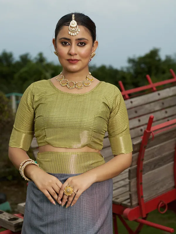 Mohini_Green_&_Grey_–_Enchanting_Aesthetic_Edit_for_You_|_Soft_Tussar_Silk_Saree_with_Digital_Print,_Checks_Design_Saree_&_Digital_Print_Blouse