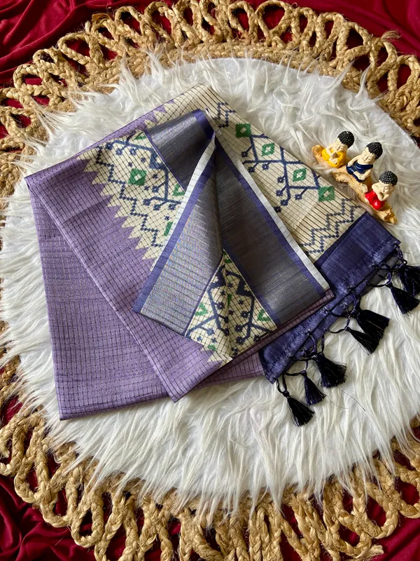 Jessica_Violet_–_Checks_Design_Aesthetic_Edit_for_You_|_Soft_Tussar_Silk_Saree_with_Digital_Print,_Checks_Design_Saree_&_Digital_Print_Blouse