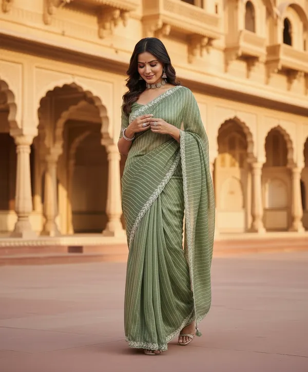 Soft_Shimmer_Patta_sarees_with_Beautiful?_Embroidery_&_Sequence_Work_With_Attractive_Cutwork_Border_And_Heavy_Embroidery_&_Sequence_Work_Blouse_in_new_styles_n_new_look