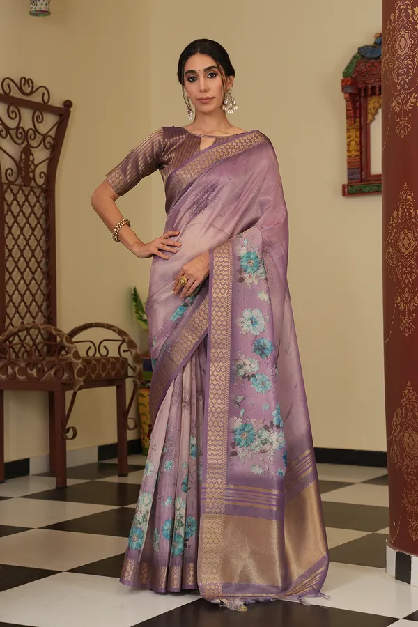 Vaanya_Purple_–_Diwali_Special_|_Soft_Tissue_Silk_Saree_with_Digital_Print,_Border_&_Rich_Pallu,_Sequence_&_Contrast_Print_Blouse_with_Tassels