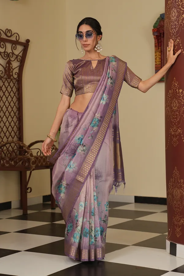 Vaanya_Purple_–_Diwali_Special_|_Soft_Tissue_Silk_Saree_with_Digital_Print,_Border_&_Rich_Pallu,_Sequence_&_Contrast_Print_Blouse_with_Tassels
