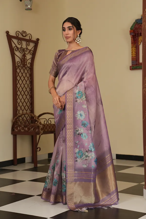 Vaanya_Purple_–_Diwali_Special_|_Soft_Tissue_Silk_Saree_with_Digital_Print,_Border_&_Rich_Pallu,_Sequence_&_Contrast_Print_Blouse_with_Tassels