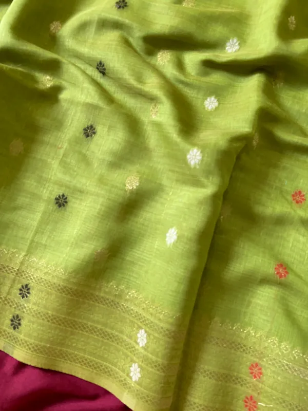 Gowri_Green_–_Divine_Wedding_Special_|_Premium_Soft_Muga_Cotton_Paithani_Saree_with_Colourful_3D_Woven_Elephant_Design_Pallu