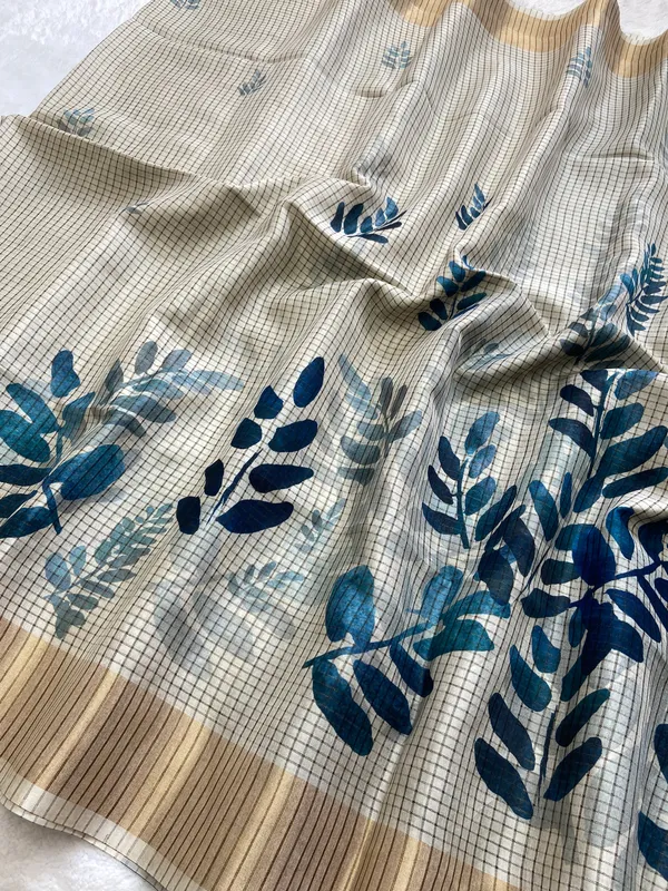 Devanshi_Blue_–_Divine_Aesthetic_Edit_for_You_|_Soft_Tussar_Silk_Saree_with_Digital_Print,_Checks_Design_Saree_&_Digital_Print_Blouse_with_Tassels