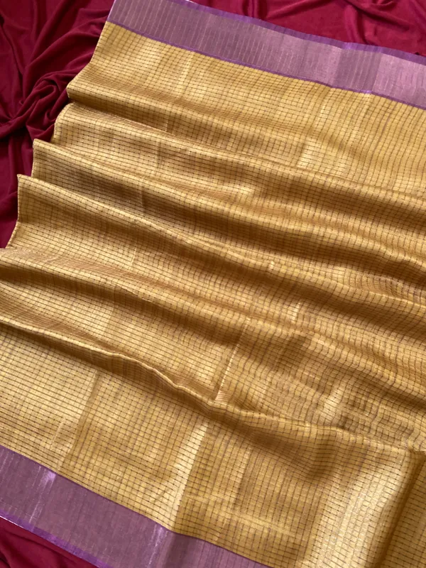Bella_Yellow_–_Beautiful_Aesthetic_Edit_for_You_|_Soft_Tussar_Silk_Saree_with_Digital_Print,_Checks_Design_Saree_&_Digital_Print_Blouse_with_Tassels
