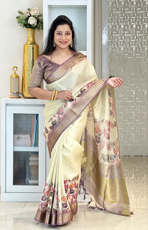 Anvika_Purple_–_Diwali_Special_|_Soft_Tissue_Silk_Saree_with_Digital_Print,_Border_&_Rich_Pallu,_Sequence_&_Contrast_Print_Blouse_with_Tassels