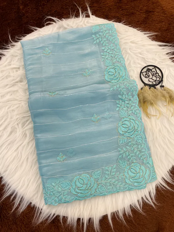 Sri_Rama_Green_–_Auspicious_Diwali_Special_|_Soft_Jimmy_Chu_Saree_with_Embroidery_&_Sequence_Work,_Border_&_Heavy_Embroidery