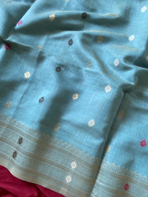 Gowri_Sky_Blue_–_Divine_Wedding_Special_|_Premium_Soft_Muga_Cotton_Paithani_Saree_with_Colourful_3D_Woven_Elephant_Design_Pallu