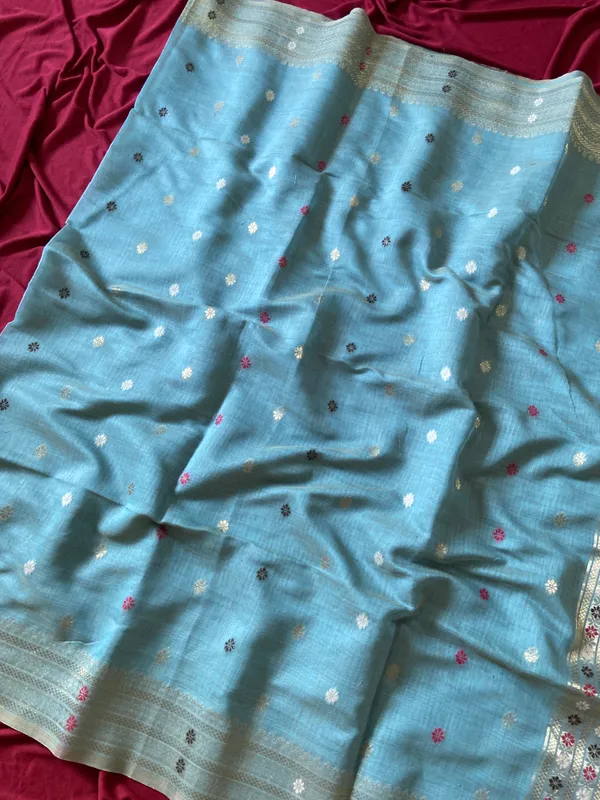 Gowri_Sky_Blue_–_Divine_Wedding_Special_|_Premium_Soft_Muga_Cotton_Paithani_Saree_with_Colourful_3D_Woven_Elephant_Design_Pallu