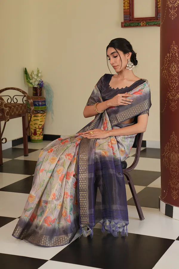 Mini_Blue_–_Diwali_Special_|_Soft_Tissue_Silk_Saree_with_Digital_Print,_Border_&_Rich_Pallu,_Sequence_&_Contrast_Print_Blouse_with_Tassels