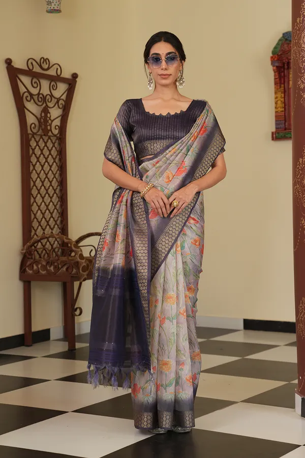 Mini_Blue_–_Diwali_Special_|_Soft_Tissue_Silk_Saree_with_Digital_Print,_Border_&_Rich_Pallu,_Sequence_&_Contrast_Print_Blouse_with_Tassels