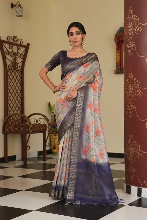 Mini_Blue_–_Diwali_Special_|_Soft_Tissue_Silk_Saree_with_Digital_Print,_Border_&_Rich_Pallu,_Sequence_&_Contrast_Print_Blouse_with_Tassels