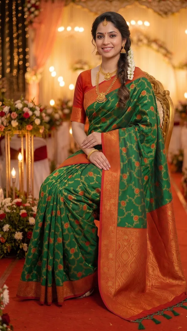 Gunjal_Green_–_Wedding_Special_|_Premium_Soft_Paithani_Silk_Saree_with_Weaving_Pattern,_Rich_Pallu_&_Border_&_Weaving_Blouse_with_Tassels