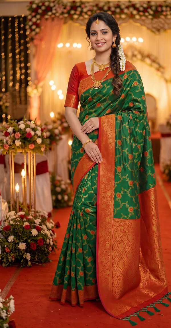 Gunjal_Green_–_Wedding_Special_|_Premium_Soft_Paithani_Silk_Saree_with_Weaving_Pattern,_Rich_Pallu_&_Border_&_Weaving_Blouse_with_Tassels