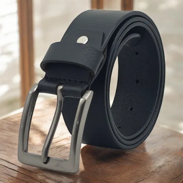 Freacksters_40mm_Black_Genuine_Leather_Belt_with_Matte_Finish_Sleek_&_Stylish